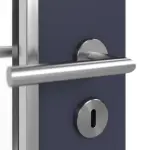 Detailansicht der Oberfläche von WESTAG Doppelflügeltür Blu Fes FX 0754 FENIX NTM mit Lichtausschnitt LA-DIN inkl. Zarge