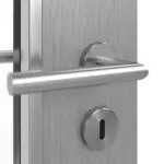 Detailansicht der Oberfläche von WESTAG Doppelflügeltür Argento Dukat FX 5001 Fenix NTA mit Lichtausschnitt LA-DIN inkl. Zarge