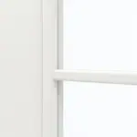 Detailansicht des Lichtausschnitts von GARANT Doppelflügeltür inkl. Zarge Authentic Bianco GCK08 mit Lichtausschnitt LA-DIN Sprosse SP0