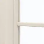 Detailansicht des Lichtausschnitts von GARANT Doppelflügeltür inkl. Zarge Authentic Perl CPL mit Lichtausschnitt LA-DIN Sprosse SP0