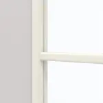 Detailansicht des Lichtausschnitts von GARANT Doppelflügeltür inkl. Zarge U12188SD Lichtgrau GHK08 mit Lichtausschnitt LA-DIN Sprosse SP0