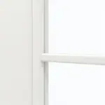 Detailansicht des Lichtausschnitts von GARANT Doppelflügeltür inkl. Zarge Authentic Bianco CPL mit Lichtausschnitt LA-DIN Sprosse SP1