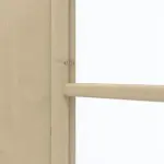 Detailansicht des Lichtausschnitts von GARANT Doppelflügeltür inkl. Zarge Natura Ahorn GCK08 mit Lichtausschnitt LA-DIN Sprosse SP1