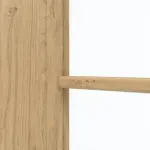 Detailansicht des Lichtausschnitts von GARANT Doppelflügeltür inkl. Zarge Authentic Asteiche CPL mit Lichtausschnitt LA-DIN Sprosse SP10