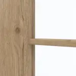 Detailansicht des Lichtausschnitts von GARANT Doppelflügeltür inkl. Zarge Authentic Risseiche GCK08 mit Lichtausschnitt LA-DIN Sprosse SP10