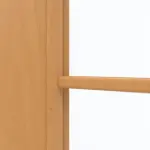 Detailansicht des Lichtausschnitts von GARANT Doppelflügeltür inkl. Zarge Buche Exklusiv GCK08 mit Lichtausschnitt LA-DIN Sprosse SP10