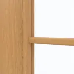 Detailansicht des Lichtausschnitts von GARANT Doppelflügeltür inkl. Zarge Eiche Premium GCK08 mit Lichtausschnitt LA-DIN Sprosse SP10