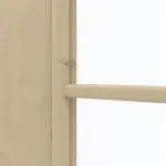 Detailansicht des Lichtausschnitts von GARANT Doppelflügeltür inkl. Zarge Natura Ahorn GCK08 mit Lichtausschnitt LA-DIN Sprosse SP10