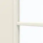 Detailansicht des Lichtausschnitts von GARANT Doppelflügeltür inkl. Zarge 0140-60 Dawn Resopal mit Lichtausschnitt LA-DIN Sprosse SP2