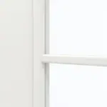 Detailansicht des Lichtausschnitts von GARANT Doppelflügeltür inkl. Zarge Authentic Bianco CPL mit Lichtausschnitt LA-DIN Sprosse SP2