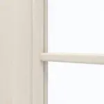 Detailansicht des Lichtausschnitts von GARANT Doppelflügeltür inkl. Zarge Authentic Perl GCK08 mit Lichtausschnitt LA-DIN Sprosse SP2