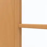 Detailansicht des Lichtausschnitts von GARANT Doppelflügeltür inkl. Zarge Buche Exklusiv GCK08 mit Lichtausschnitt LA-DIN Sprosse SP2