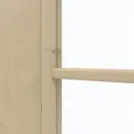 Detailansicht des Lichtausschnitts von GARANT Doppelflügeltür inkl. Zarge Natura Ahorn CPL mit Lichtausschnitt LA-DIN Sprosse SP2