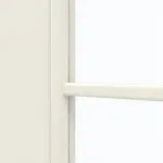 Detailansicht des Lichtausschnitts von GARANT Doppelflügeltür inkl. Zarge Weißlack 9010 GHK08 mit Lichtausschnitt LA-DIN Sprosse SP2