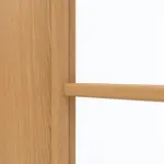 Detailansicht des Lichtausschnitts von GARANT Doppelflügeltür inkl. Zarge Eiche Premium CPL mit Lichtausschnitt LA-DIN Sprosse SP4