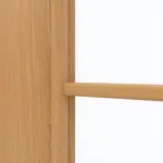 Detailansicht des Lichtausschnitts von GARANT Doppelflügeltür inkl. Zarge Eiche Premium GCK08 mit Lichtausschnitt LA-DIN Sprosse SP4