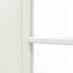 Detailansicht des Lichtausschnitts von GARANT Doppelflügeltür inkl. Zarge Weiß Struktur Premium GCK08 mit Lichtausschnitt LA-DIN Sprosse SP4