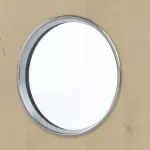 Detailansicht des Lichtausschnitts von GARANT Doppelflügeltür inkl. Zarge Natura Ahorn CPL mit Lichtausschnitt LA-13