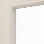 Detailansicht des Lichtausschnitts von GARANT Doppelflügeltür inkl. Zarge Authentic Perl CPL mit Lichtausschnitt LA-3