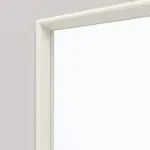 Detailansicht des Lichtausschnitts von GARANT Doppelflügeltür inkl. Zarge U12188SD Lichtgrau GHK08 mit Lichtausschnitt LA-3