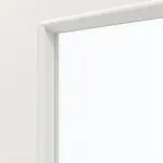 Detailansicht des Lichtausschnitts von GARANT Doppelflügeltür inkl. Zarge Quer Authentic Bianco CPL mit Lichtausschnitt LA-4 mittig