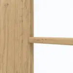 Detailansicht des Lichtausschnitts von GARANT Doppelflügeltür inkl. Zarge Authentic Asteiche CPL mit Lichtausschnitt LA-4 schlossseitig Sprosse SP10