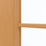 Detailansicht des Lichtausschnitts von GARANT Doppelflügeltür inkl. Zarge Buche Exklusiv CPL mit Lichtausschnitt LA-6 Sprosse SP0