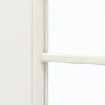 Detailansicht des Lichtausschnitts von GARANT Doppelflügeltür inkl. Zarge Weißlack 9016 GHK08 mit Lichtausschnitt LA-6 Sprosse SP0