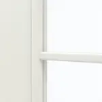 Detailansicht des Lichtausschnitts von GARANT Doppelflügeltür inkl. Zarge Weiß Struktur Premium GCK08 mit Lichtausschnitt LA-6 Sprosse SP2