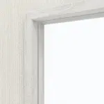 Detailansicht des Lichtausschnitts von Doppelflügeltür 4.5 Norwegische Esche CPL inkl. Zarge - Classen