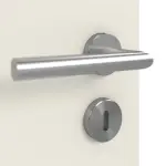 Detailansicht der Oberfläche von CLASSEN Doppelflügeltür 6.7 Weiß RAL 9010 CPL inkl. Zarge