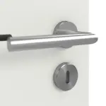 Detailansicht der Oberfläche von CLASSEN Doppelflügeltür 6.8 Weiß RAL 9003 CPL inkl. Zarge