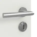 Detailansicht der Oberfläche von CLASSEN Doppelflügeltür 6.9 Weiß RAL 9003 CPL inkl. Zarge