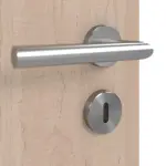 Detailansicht der Oberfläche von JELD-WEN Doppelflügeltür Nova Ahorn Optima DuriTop CPL mit Zarge