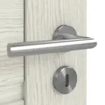 Detailansicht der Oberfläche von CLASSEN Doppelflügeltür Greco M1 Eiche Grau 3D Look inkl. Zarge 