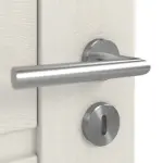 Detailansicht der Oberfläche von CLASSEN Doppelflügeltür Greco M1 Esche Weiß 3D Look inkl. Zarge 