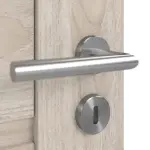 Detailansicht der Oberfläche von CLASSEN Doppelflügeltür Greco M1 Nuss Kolumbia hell 3D Look inkl. Zarge 