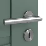 Detailansicht der Oberfläche von CLASSEN Doppelflügeltür Greco M1 Uni Green Iridium inkl. Zarge 