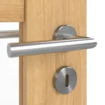 Detailansicht der Oberfläche von CLASSEN Doppelflügeltür Havana M4 Eiche geölt 3D Look mit Lichtausschnitt inkl. Zarge