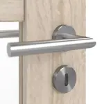 Detailansicht der Oberfläche von CLASSEN Doppelflügeltür Havana M4 Eiche Sonoma 3D Look mit Lichtausschnitt inkl. Zarge