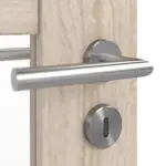 Detailansicht der Oberfläche von CLASSEN Doppelflügeltür Havana M5 Eiche Sonoma 3D Look mit Lichtausschnitt inkl. Zarge