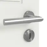 Detailansicht der Oberfläche von CLASSEN Doppelflügeltür Linea Premium M1 RAL 9003 Weißlack inkl. Zarge 