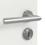 Detailansicht der Oberfläche von CLASSEN Doppelflügeltür Linea Premium M2 RAL 9003 Weißlack inkl. Zarge 