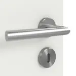 Detailansicht der Oberfläche von CLASSEN Doppelflügeltür Linea Premium M3 RAL 9003 Weißlack inkl. Zarge 