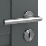 Detailansicht der Oberfläche von CLASSEN Doppelflügeltür Magnetic M1 Uni Graphit Iridium inkl. Zarge 