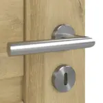 Detailansicht der Oberfläche von CLASSEN Doppelflügeltür Magnetic M3 Riviera Eiche 3D Look mit Lichtausschnitt inkl. Zarge