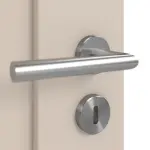 Detailansicht der Oberfläche von CLASSEN Doppelflügeltür Mamba M2 Uni Kaschmir Iridium inkl. Zarge 