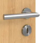 Detailansicht der Oberfläche von CLASSEN Doppelflügeltür Modena 4 LA 4/4 Eiche geölt 3D Look inkl. Zarge mit Lichausschnitt