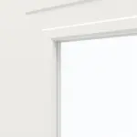 Detailansicht des Lichtausschnitts von Lacuna 4 LA Classic Weißlack Doppelflügeltür inkl. Zarge - Huga