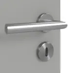 Detailansicht der Oberfläche von CLASSEN Doppelflügeltür Natura Grau Matt Primo inkl. Zarge 